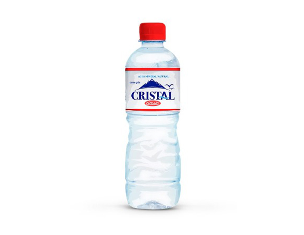 ÁGUA MINERAL CRISTAL CLASSIC COM GÁS 510 ML (PCT 12 UN)